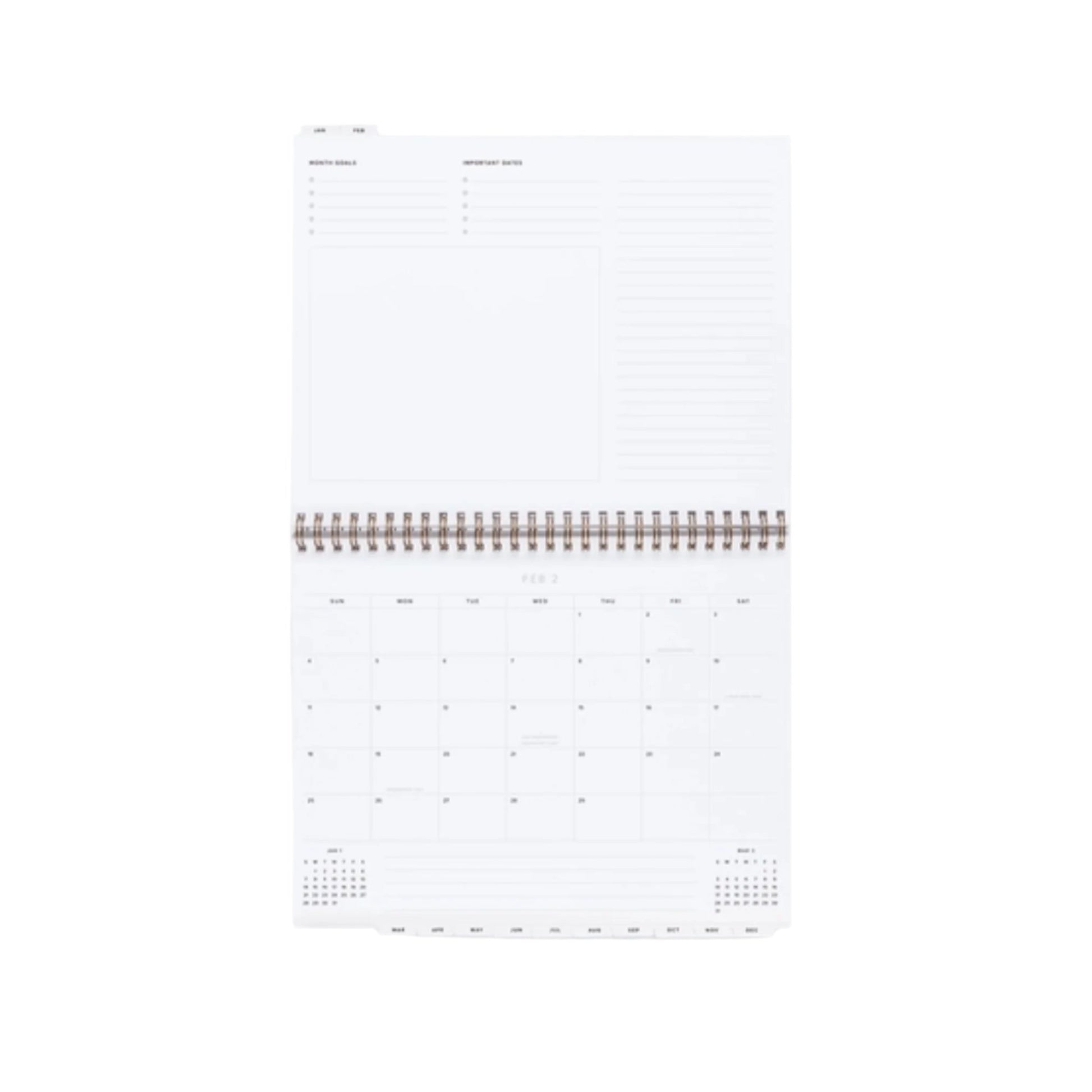 2025 Weekly Task Planner - Fern Green