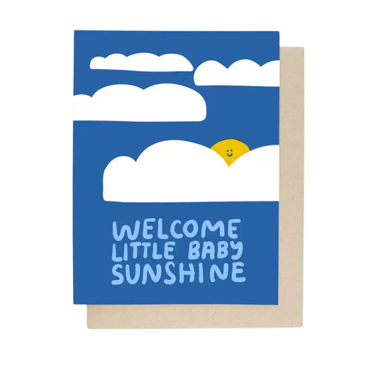 Welcome Little Baby Sunshine Card