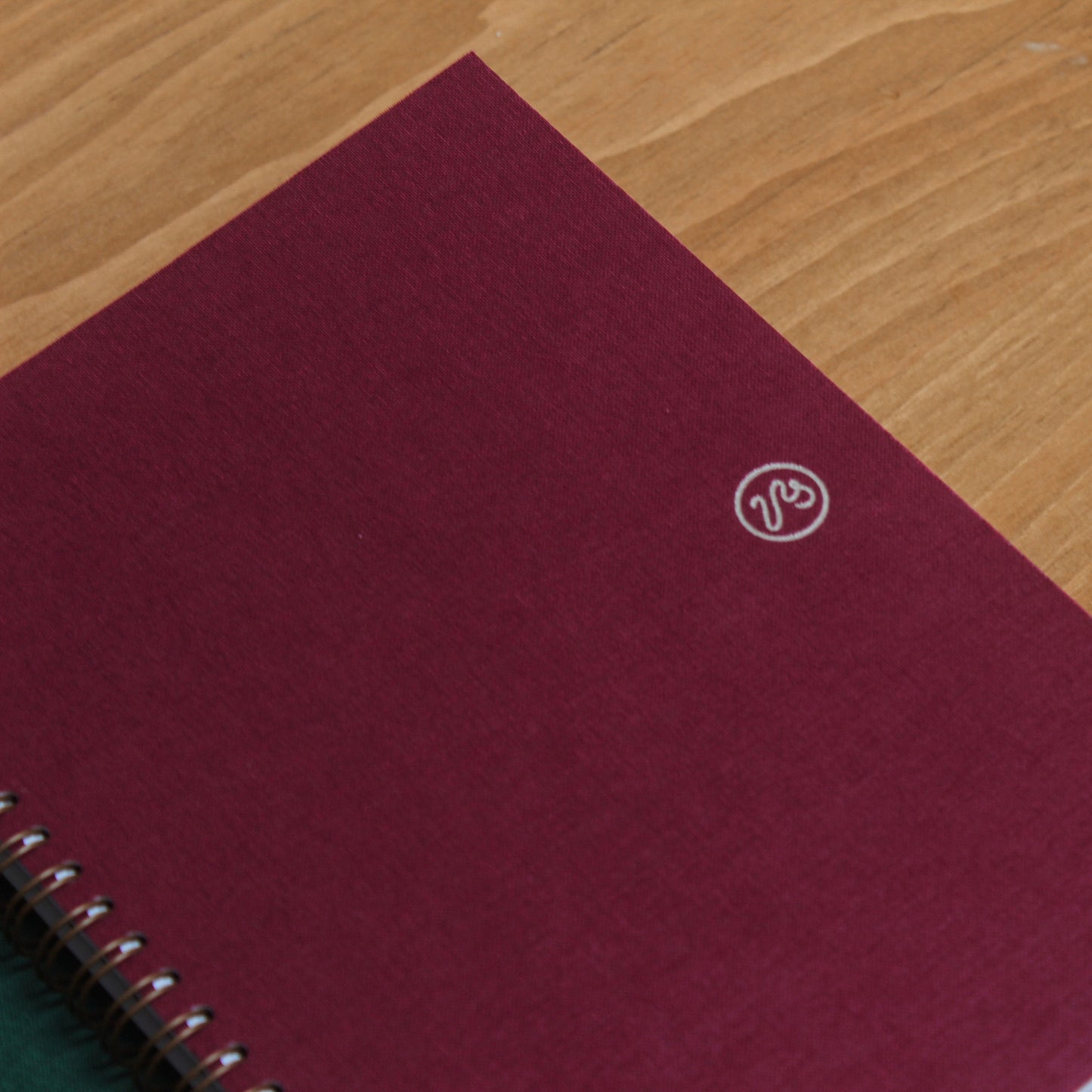 Wiro Bound Notebook - Mulberry Red