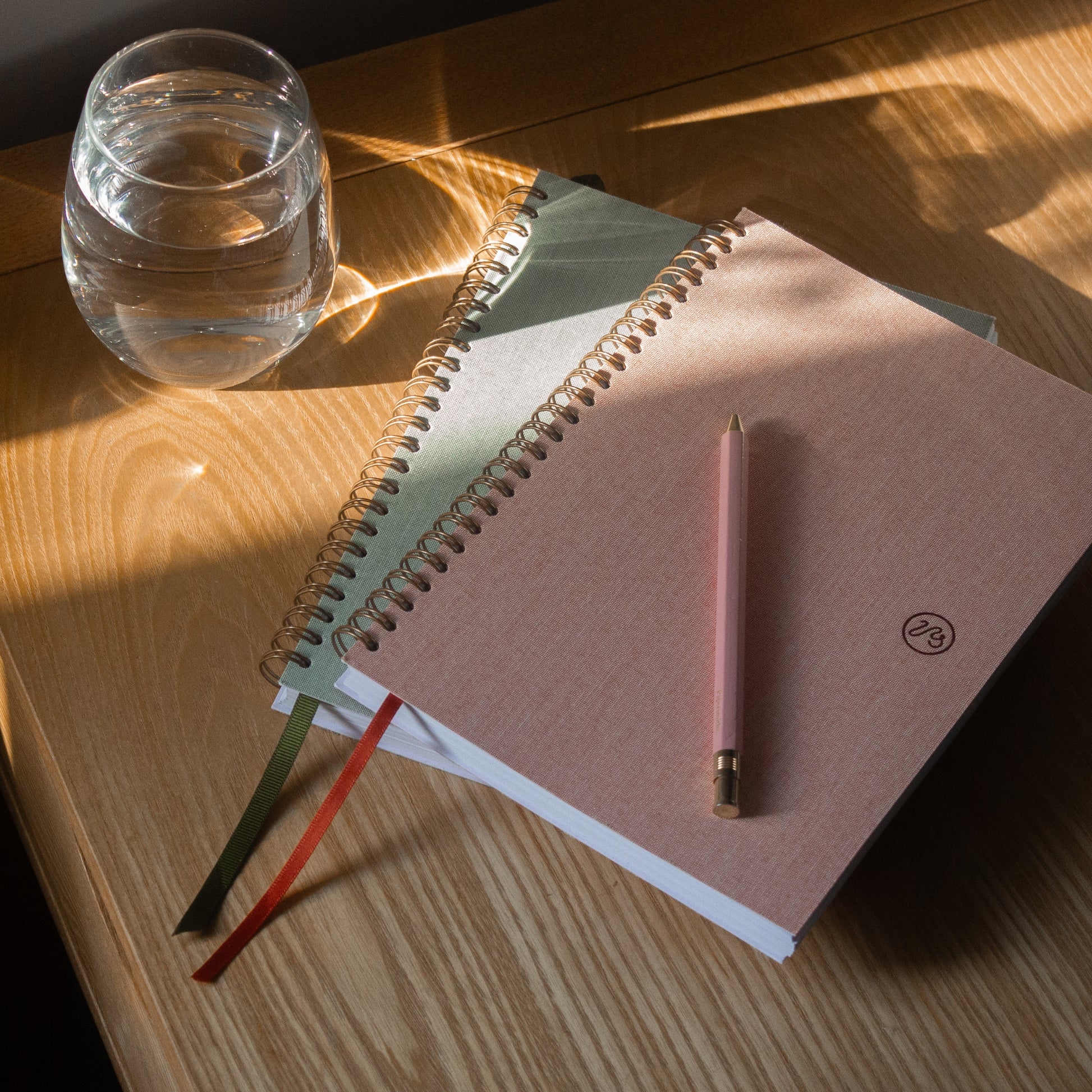 Wiro Bound Notebook - Ocean Coral