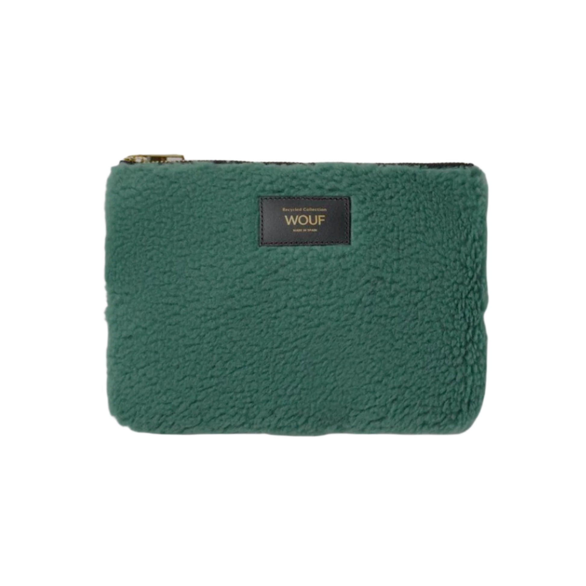 Wouf Large Teddy Pouch - Moss