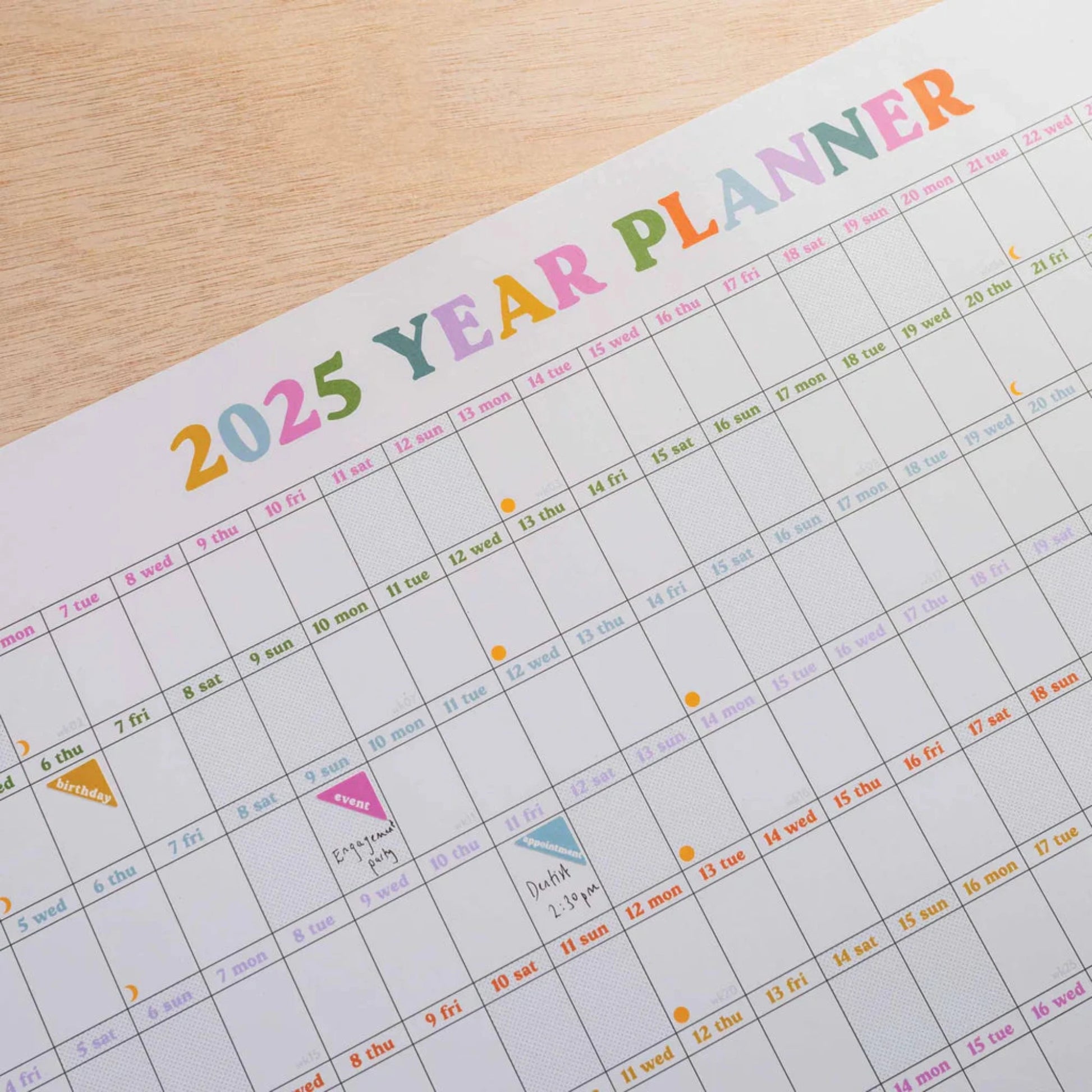 2025 Wall Planner - Landscape - This Is the Year