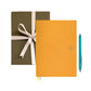 yellow stationery gift set