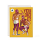 congrats you did it greetings card and envelope