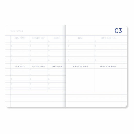 2026-2027 Academic Diary - A5 / Stripes Pink