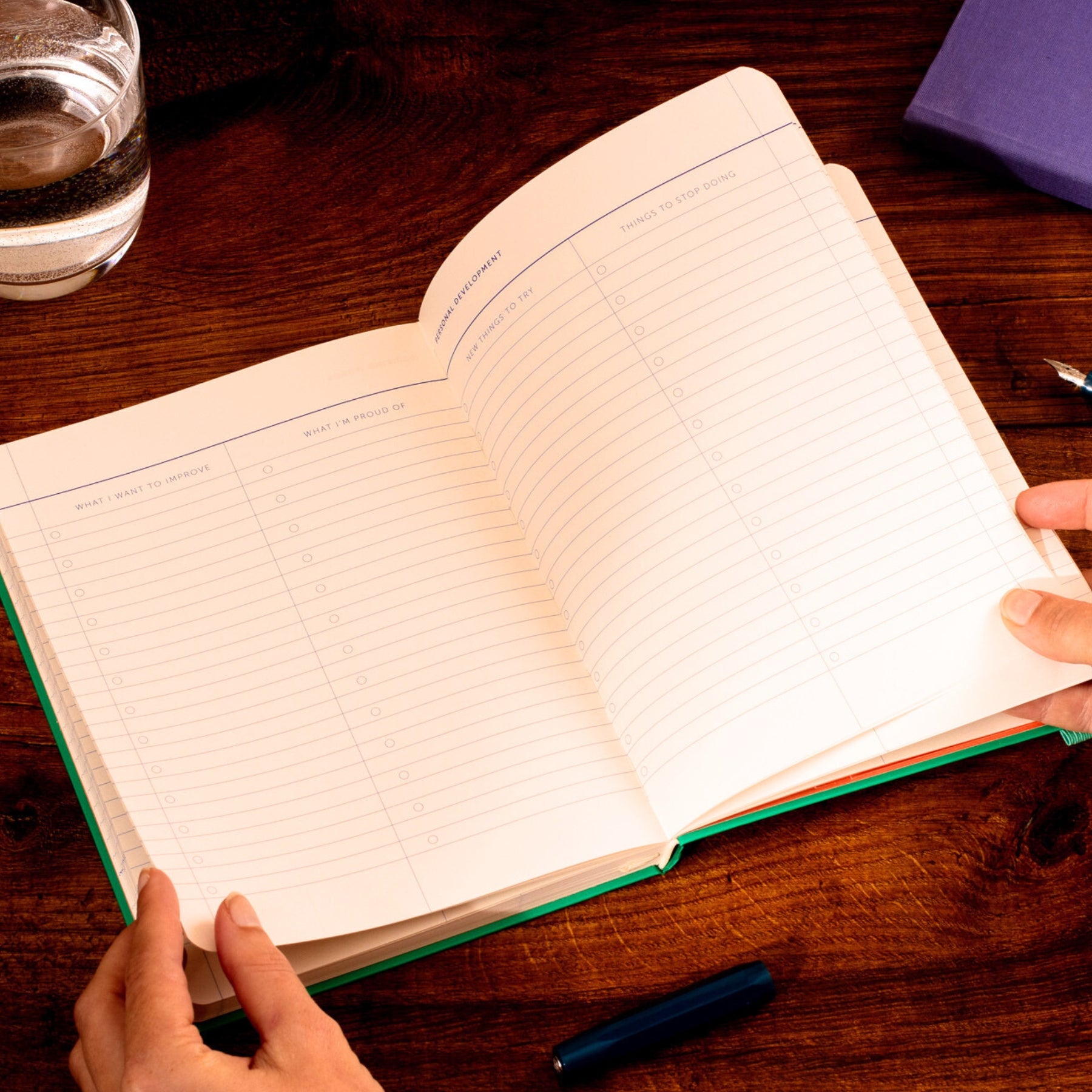 2024-2025 Academic A5 Diary – 12 Months/ Emerald Green