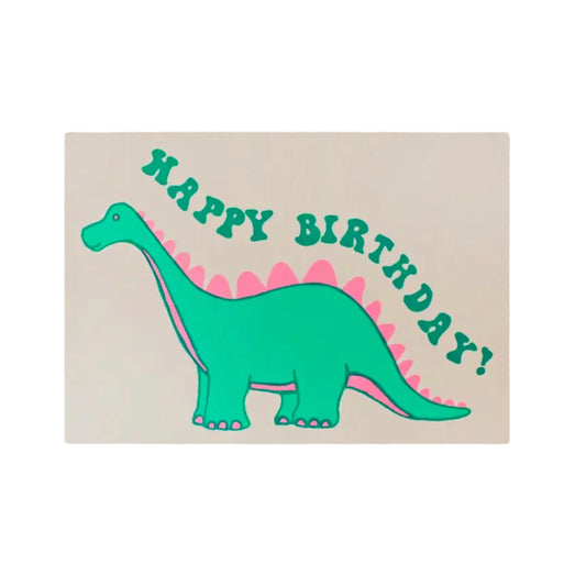 Birthday Green Dino Card