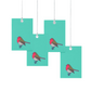 robin christmas gift tags pack of 4