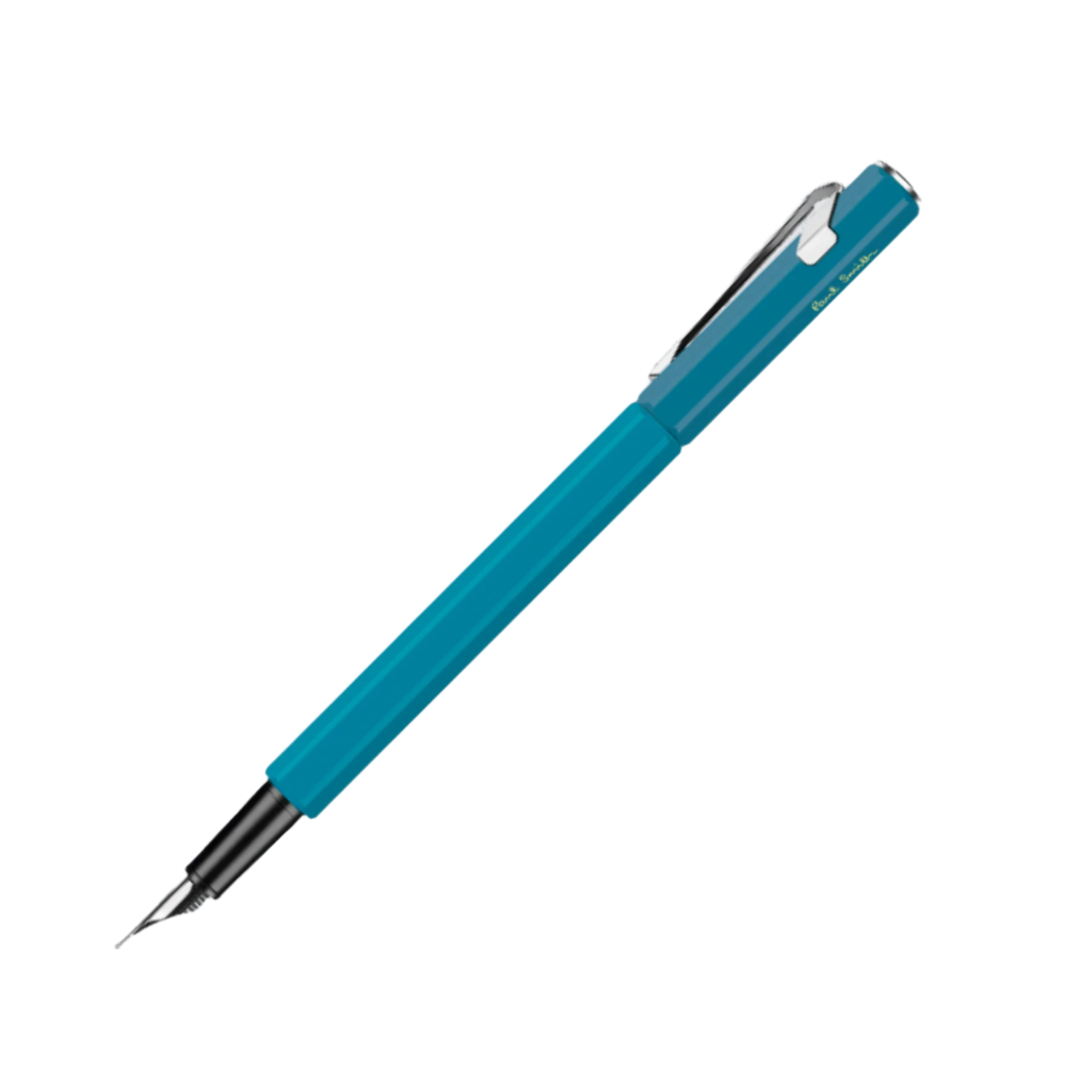 Paul Smith 849 Fountain Pen - Cyan Blue/Steel Blue
