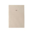 A vertical 2027 fabric-covered planner or agenda with a textured beige linen cover and the year '2027' printed in small black text near the top center, shown on a plain white background.