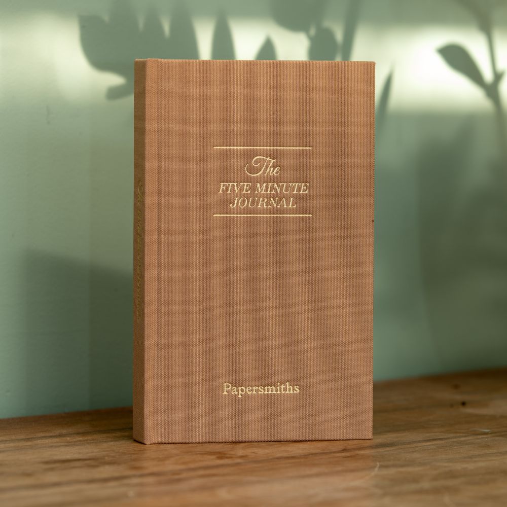 Papersmiths Exclusive Five Minute Journal - Mocha Brown
