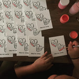 hand painted cards