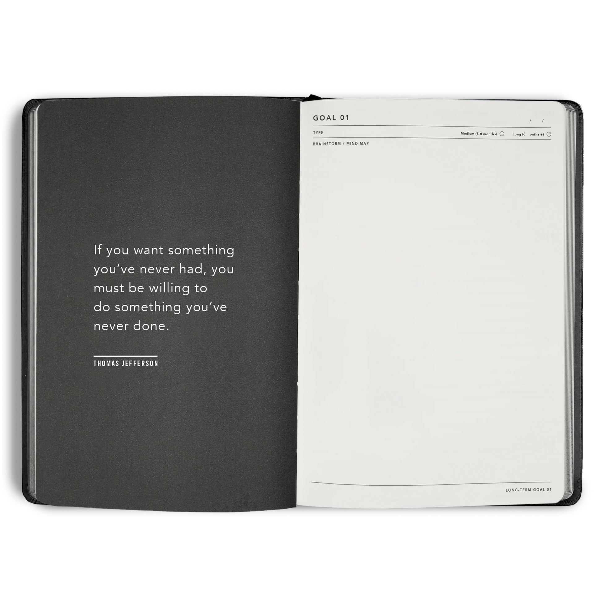 2026 Goal Digger Diary - Bold / Black