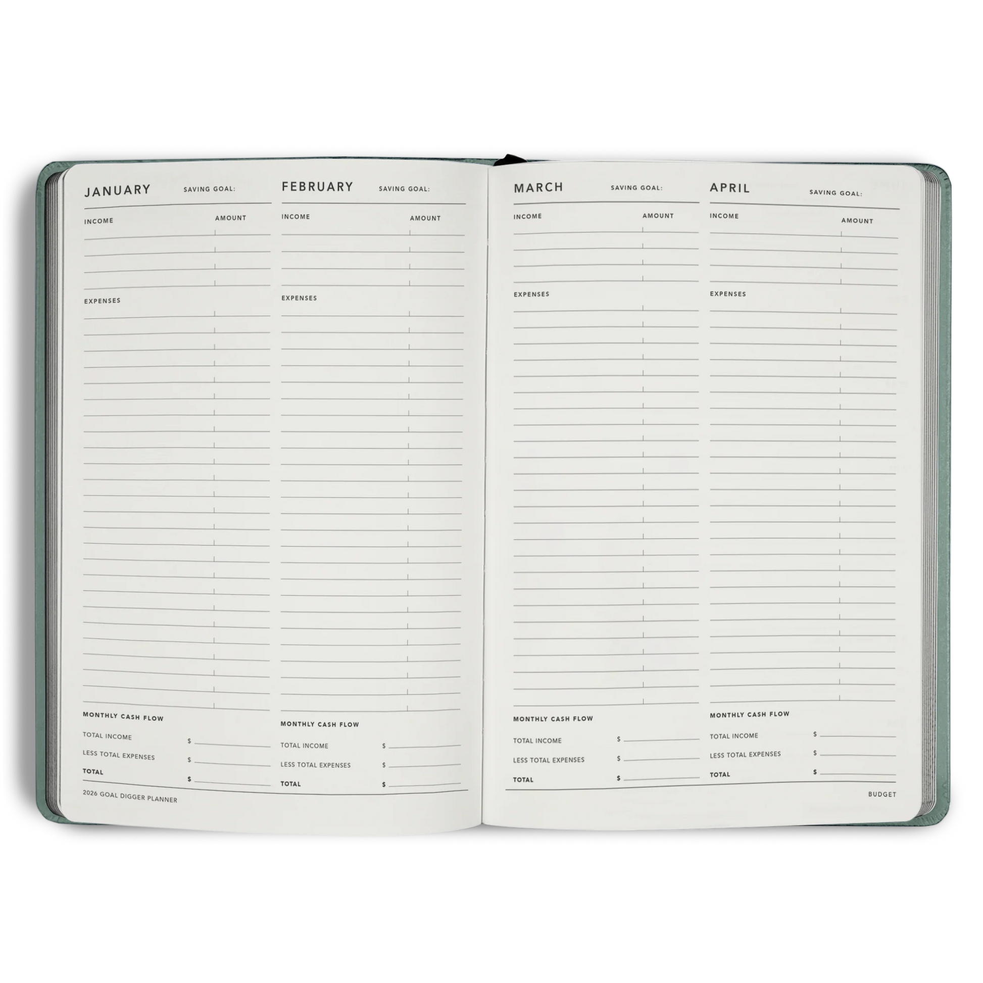 2026 Goal Digger Diary - Classic / Element Blue