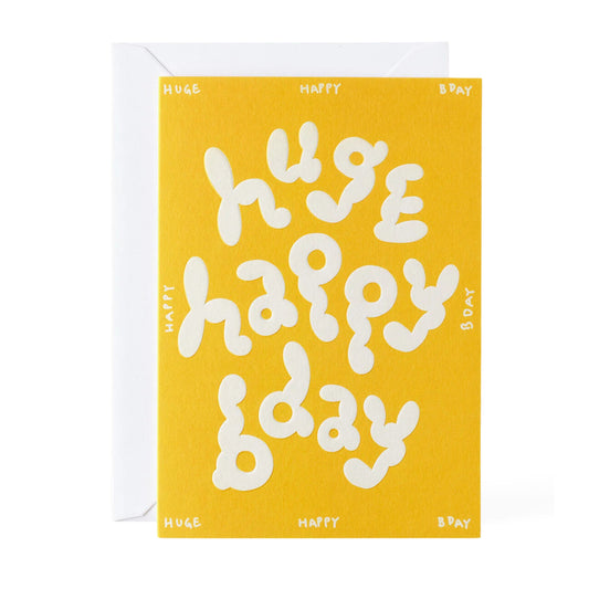 Huge Happy Bday Card