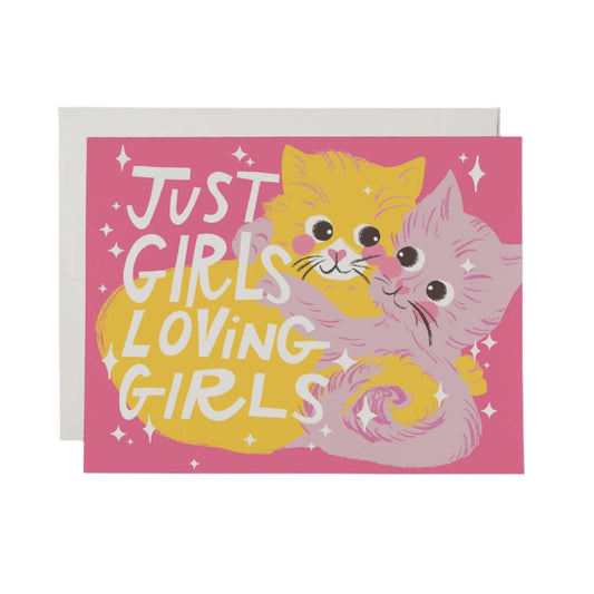 Just Girls Greeting Card