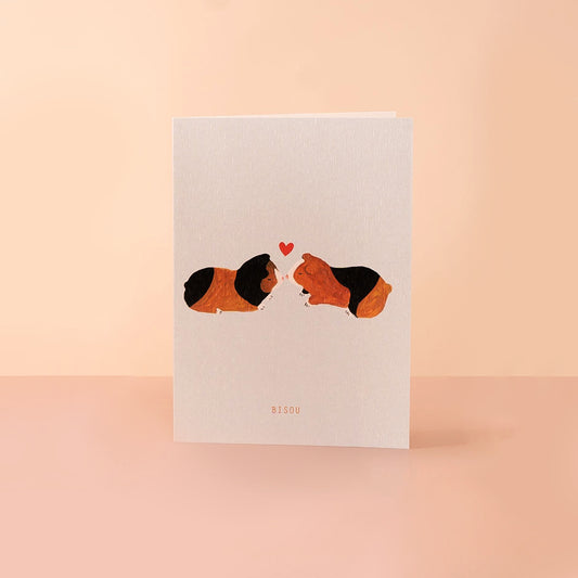 Guinea Pig Kisses Card