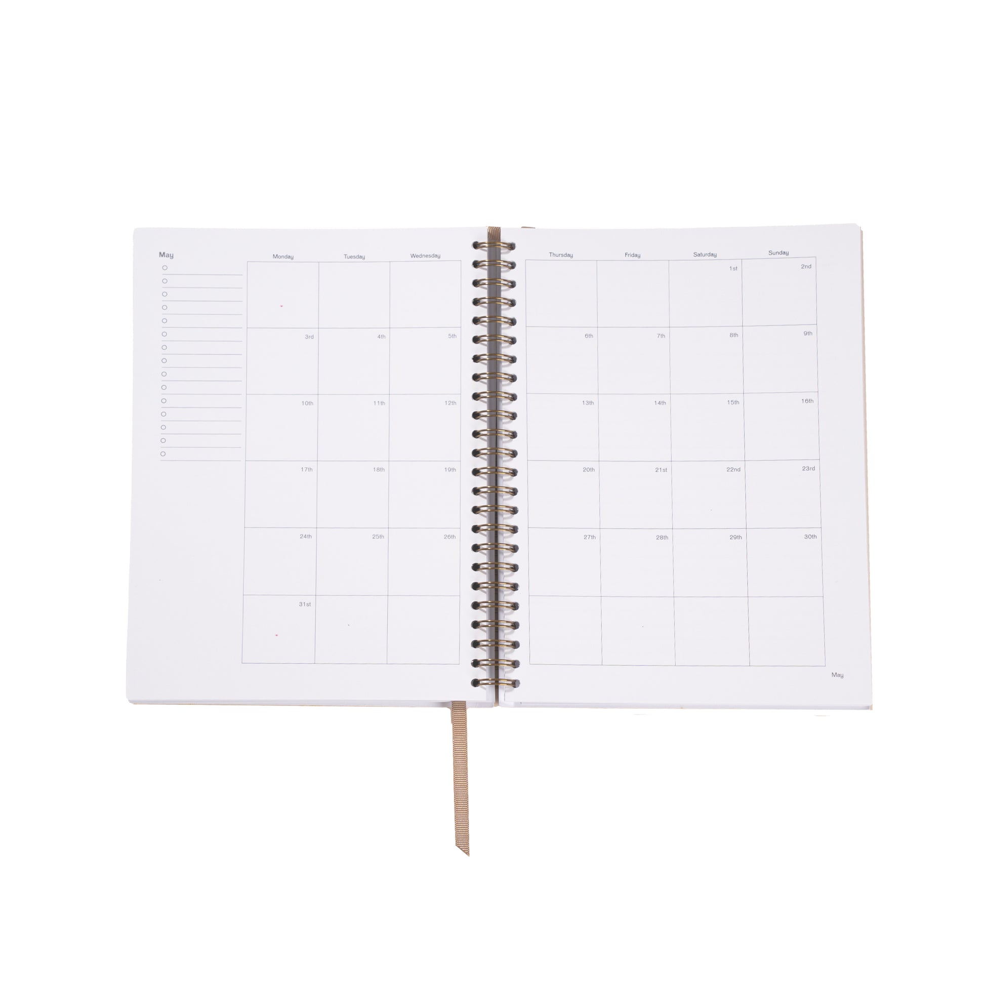 2026-2027 Academic Diary - Ochre Yellow