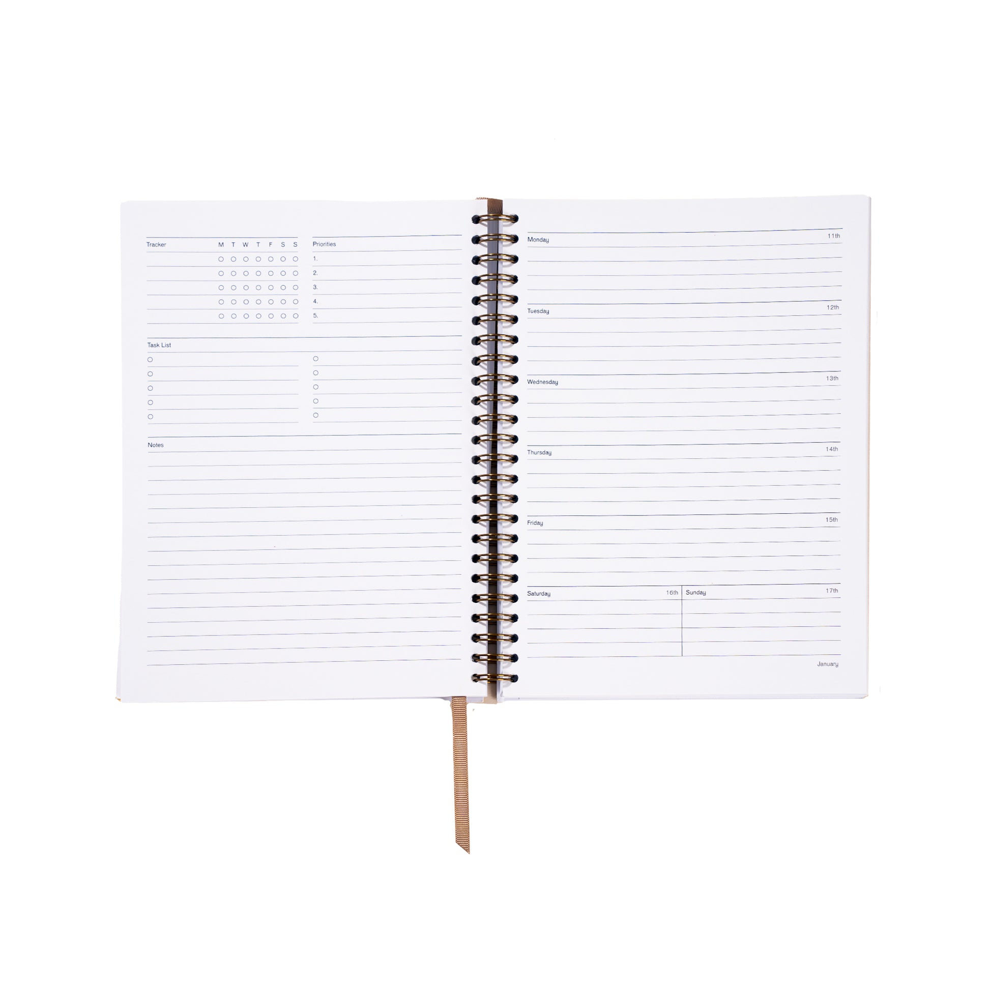 2026-2027 Academic Diary - Ochre Yellow