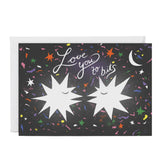 Love You To Bits Card