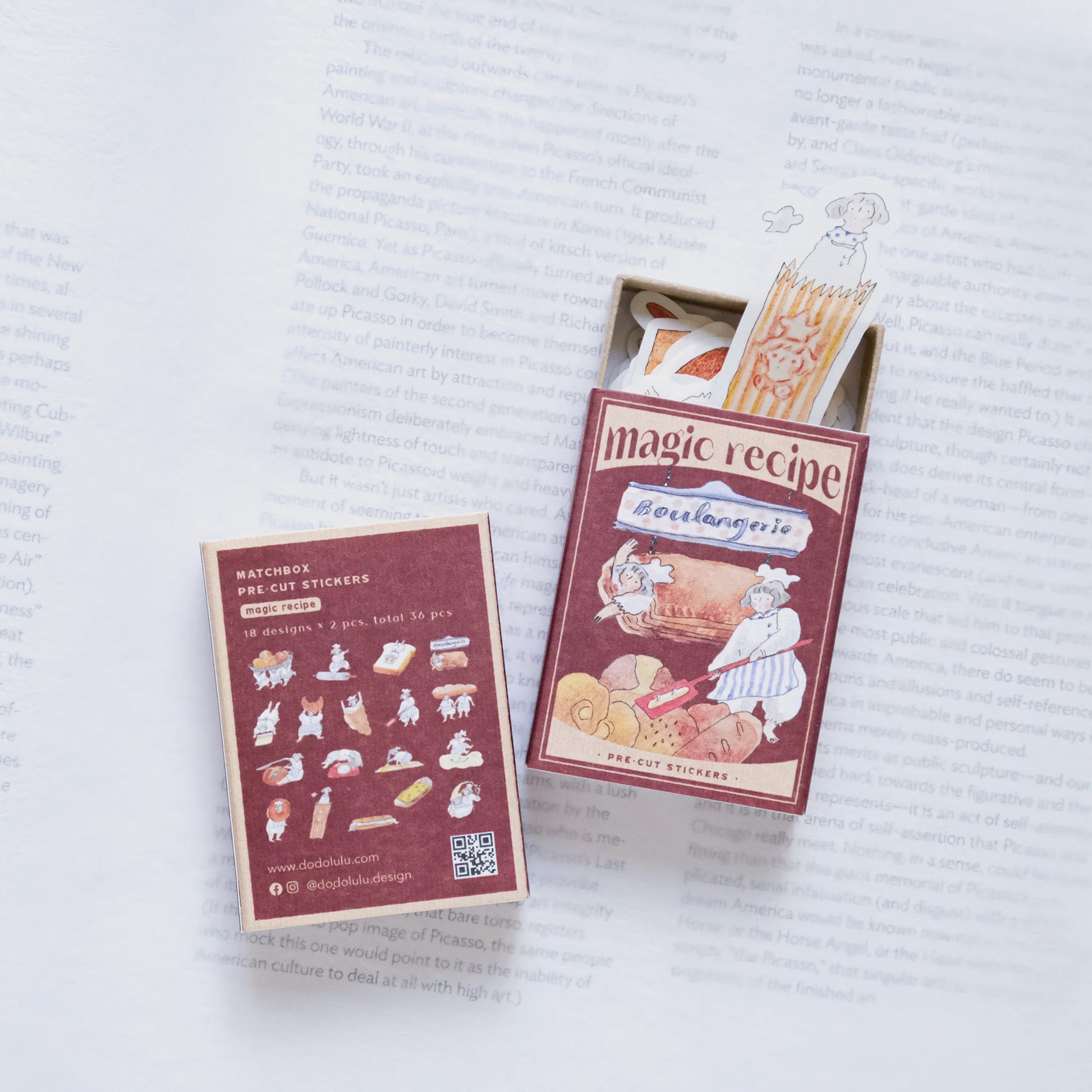 Matchbox Sticker Set - Magic Recipe
