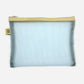 Mesh Pencil Case Light Blue