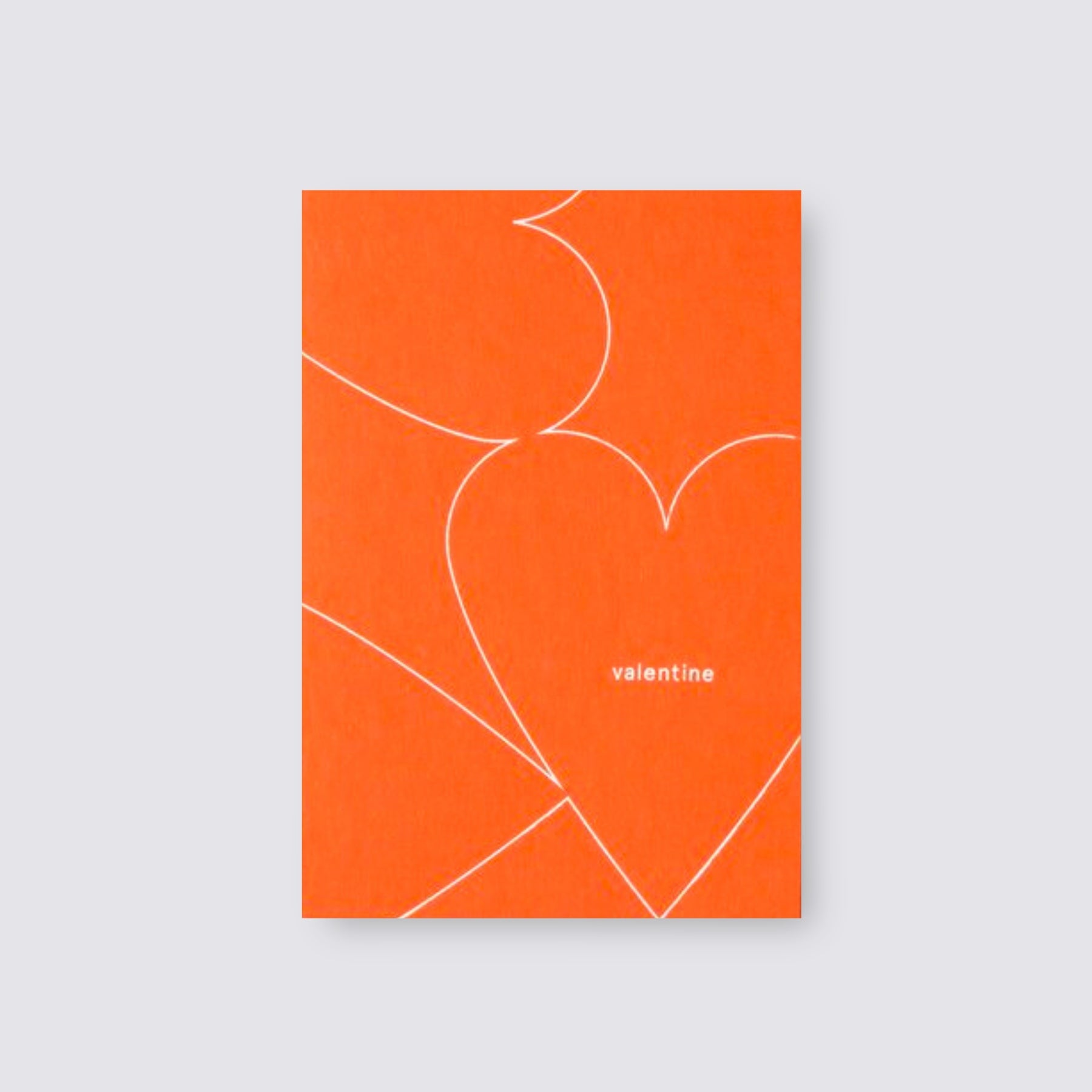 Valentine Motif White/ Red Card