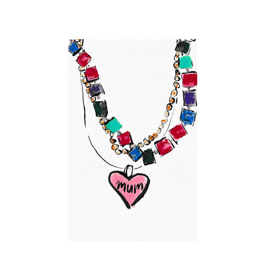 Mum Necklace Card