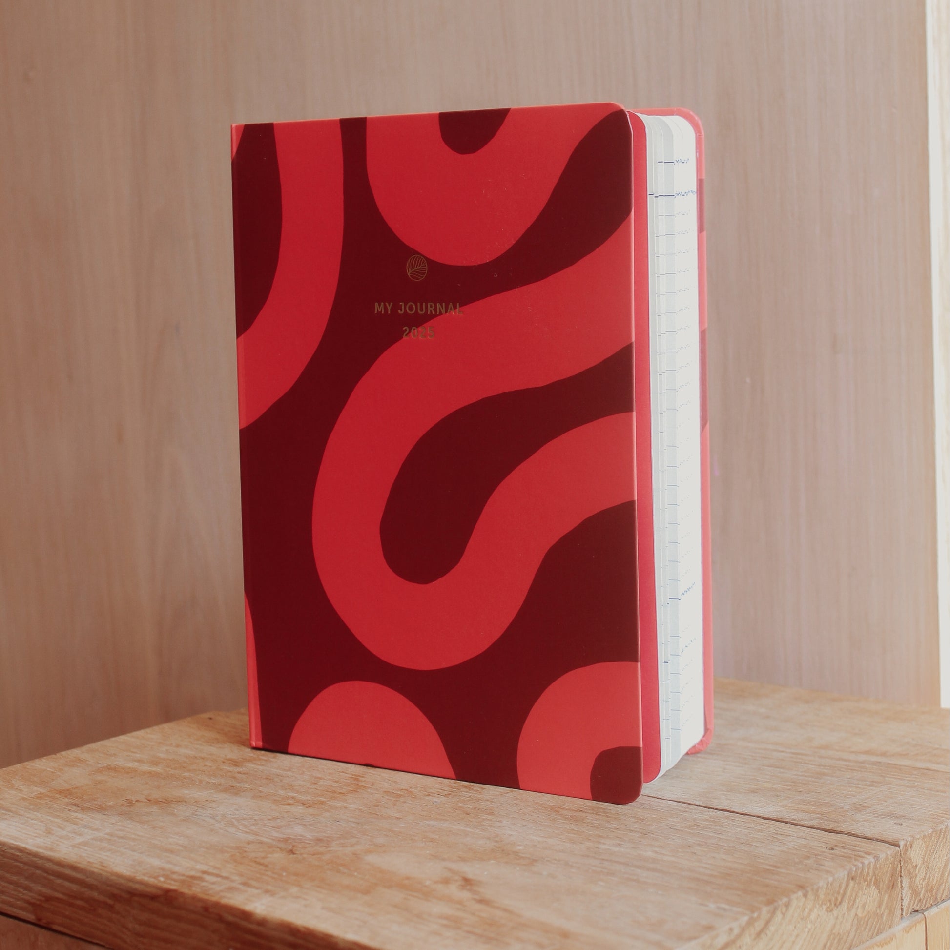 2025 My Journal Weekly Diary - Flow Coral