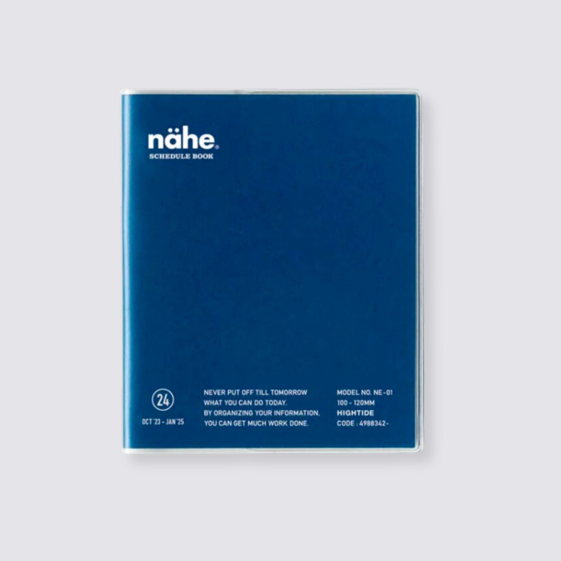 2024 Nahe Pocket Monthly Diary - Blue