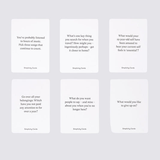 Simplicity Cards