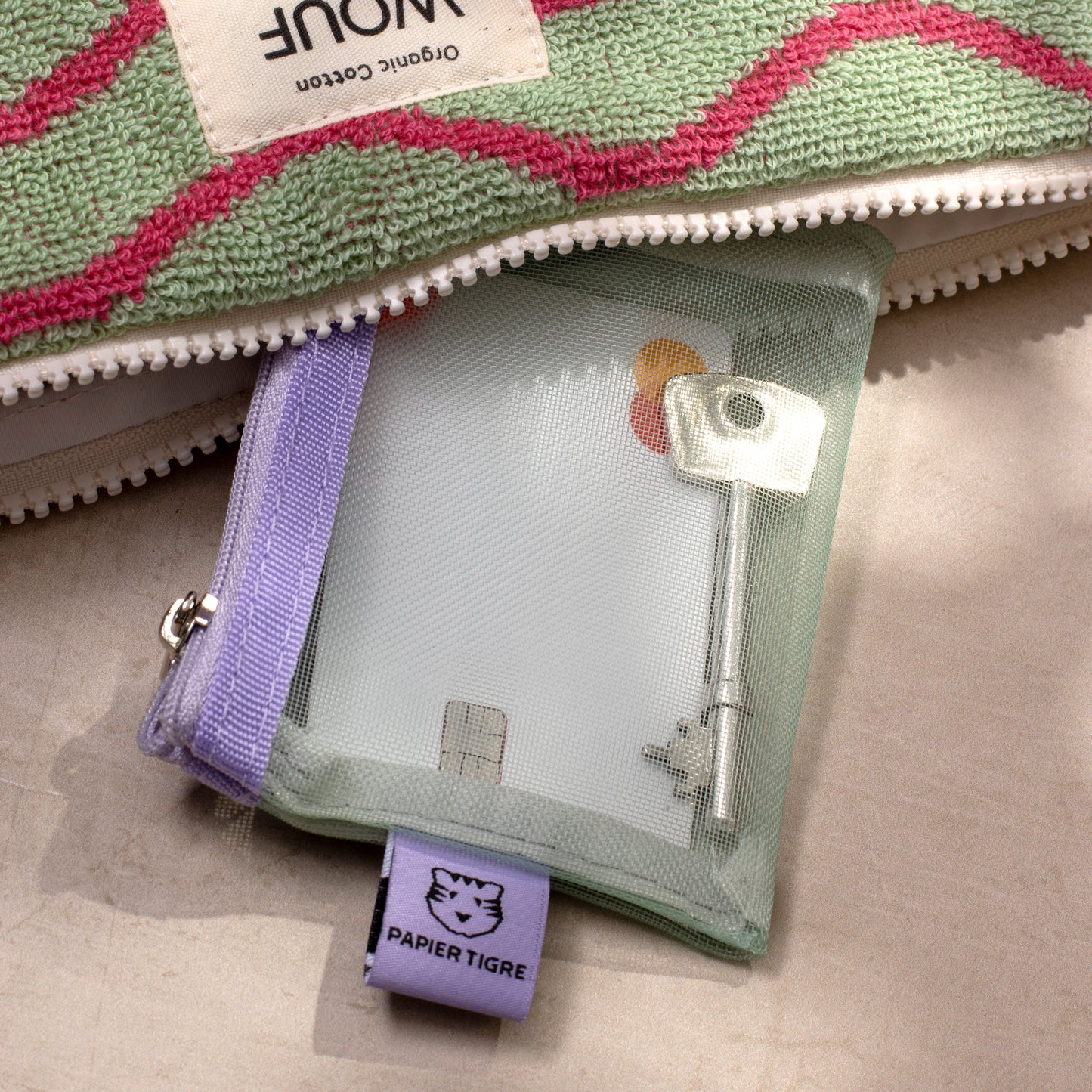 small mesh pouch case