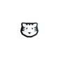 Black and white tiger head logo on a light gray background