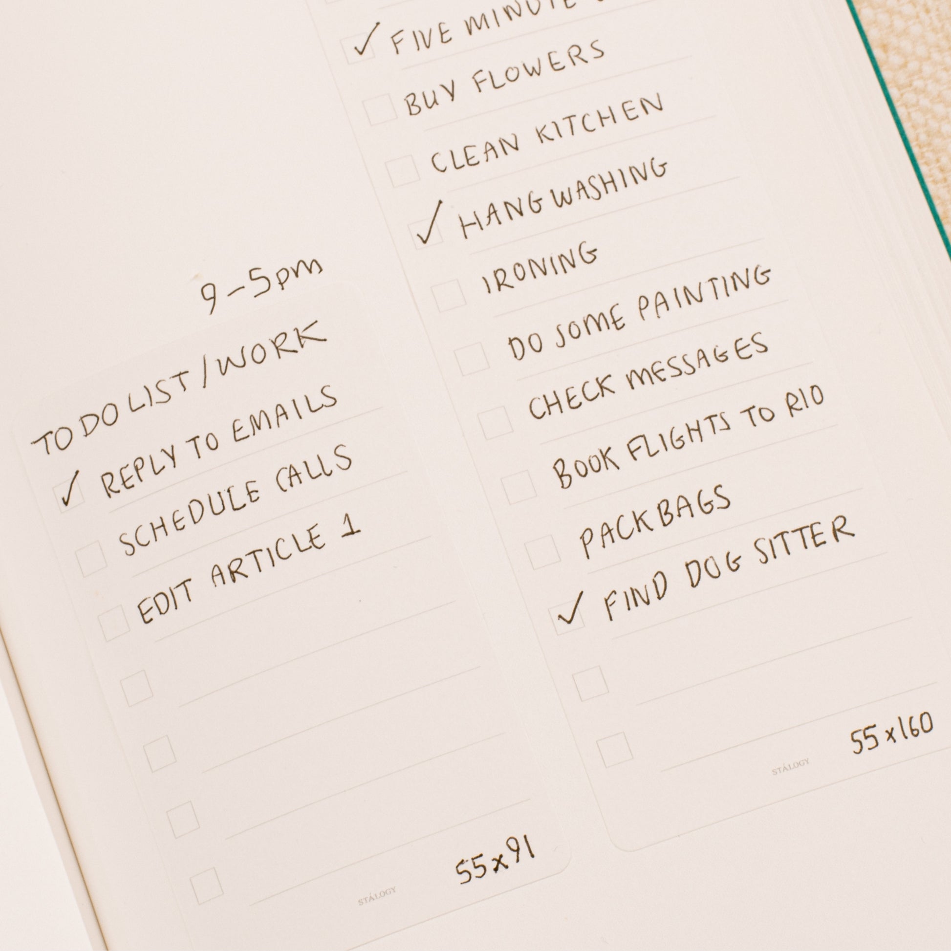Editor’s Series Removable Seal To Do Small - 22 Sheets