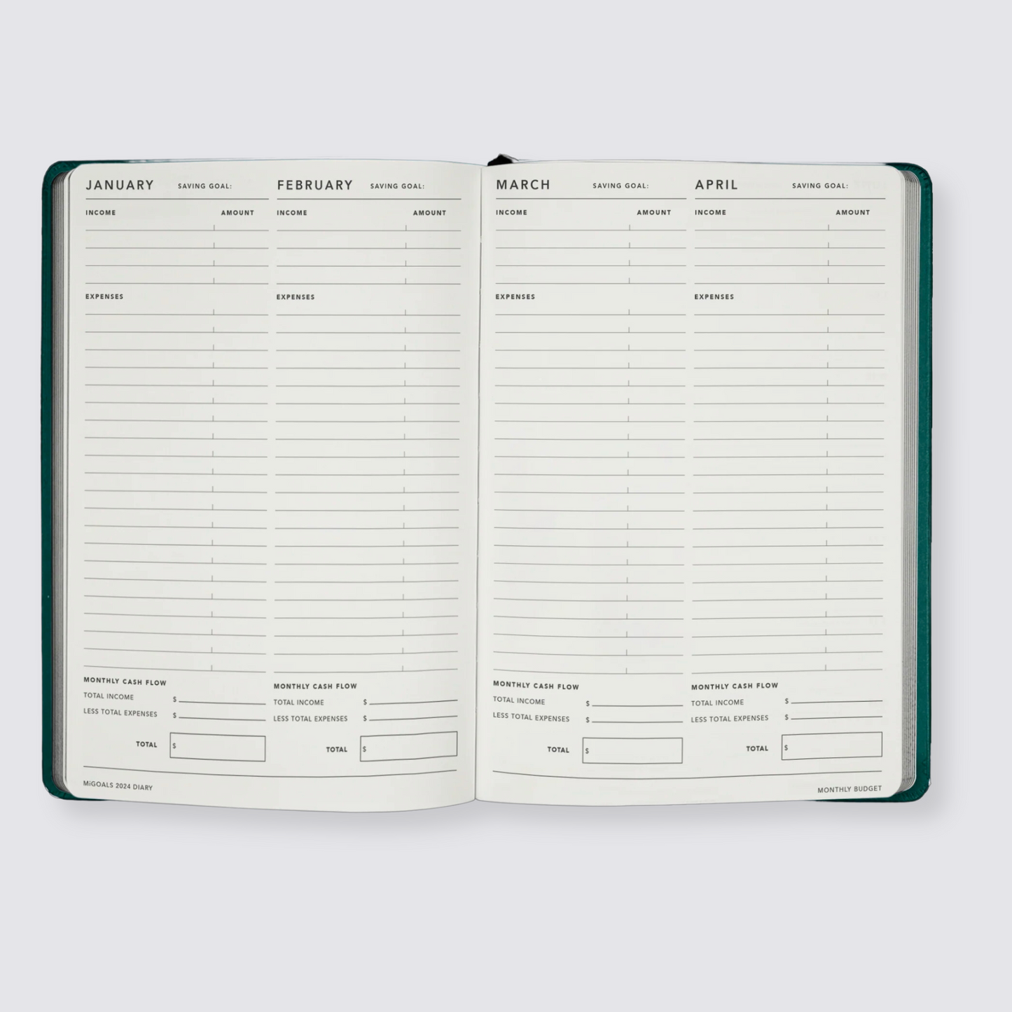 Weekly diary 2024 A5
