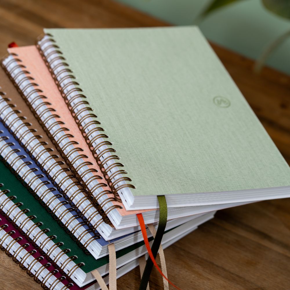 Wiro Bound Notebook - Ocean Algae