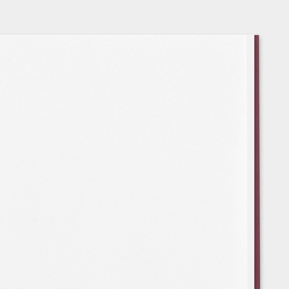 plain passport size notebook page
