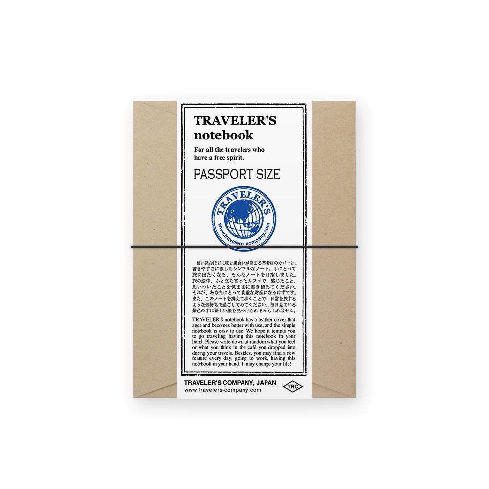 Leather Passport Notebook - Black