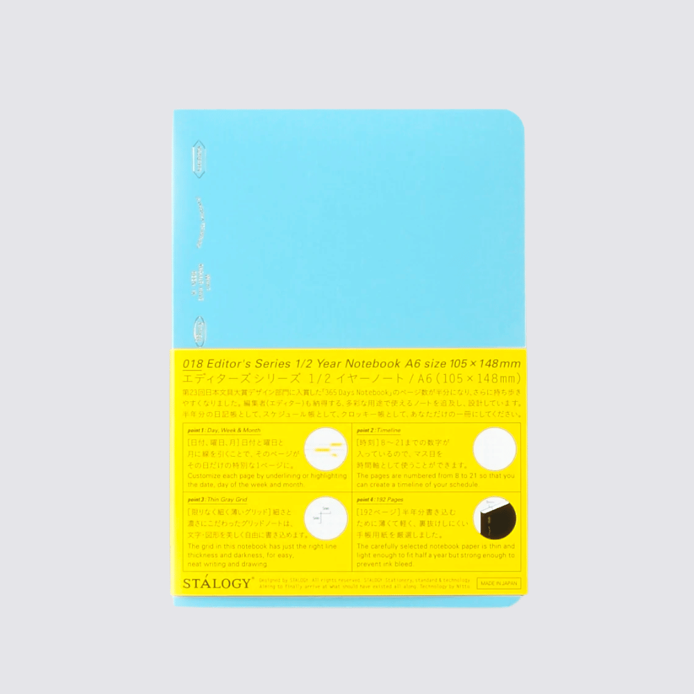 1/2 Year Notebook - A6