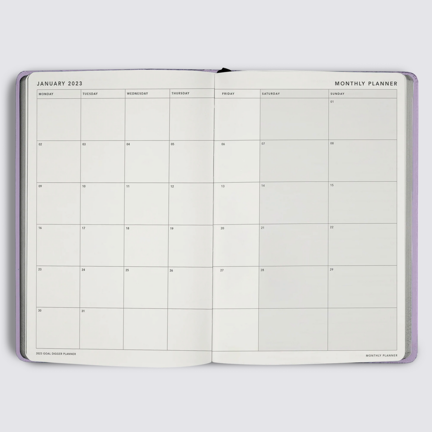 2023 Goal Digger Diary - Classic / Lilac