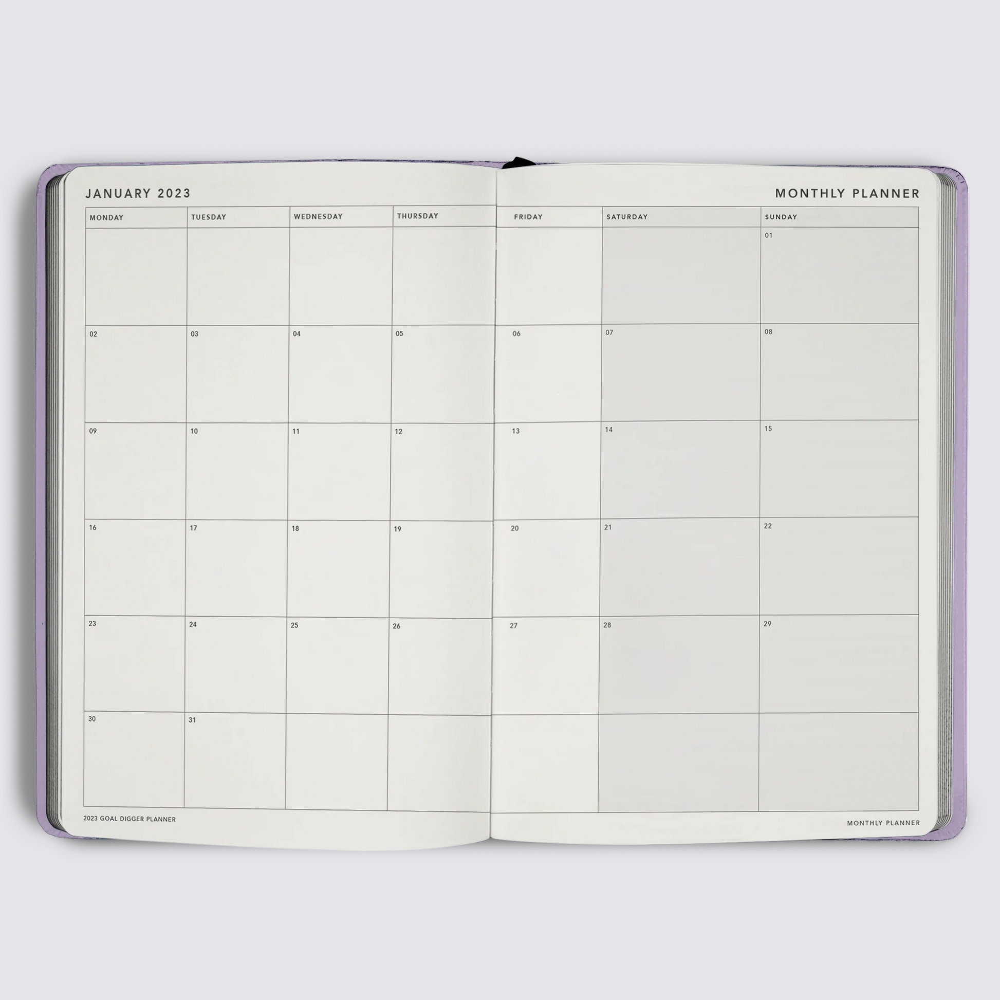2023 Goal Digger Diary - Classic / Lilac