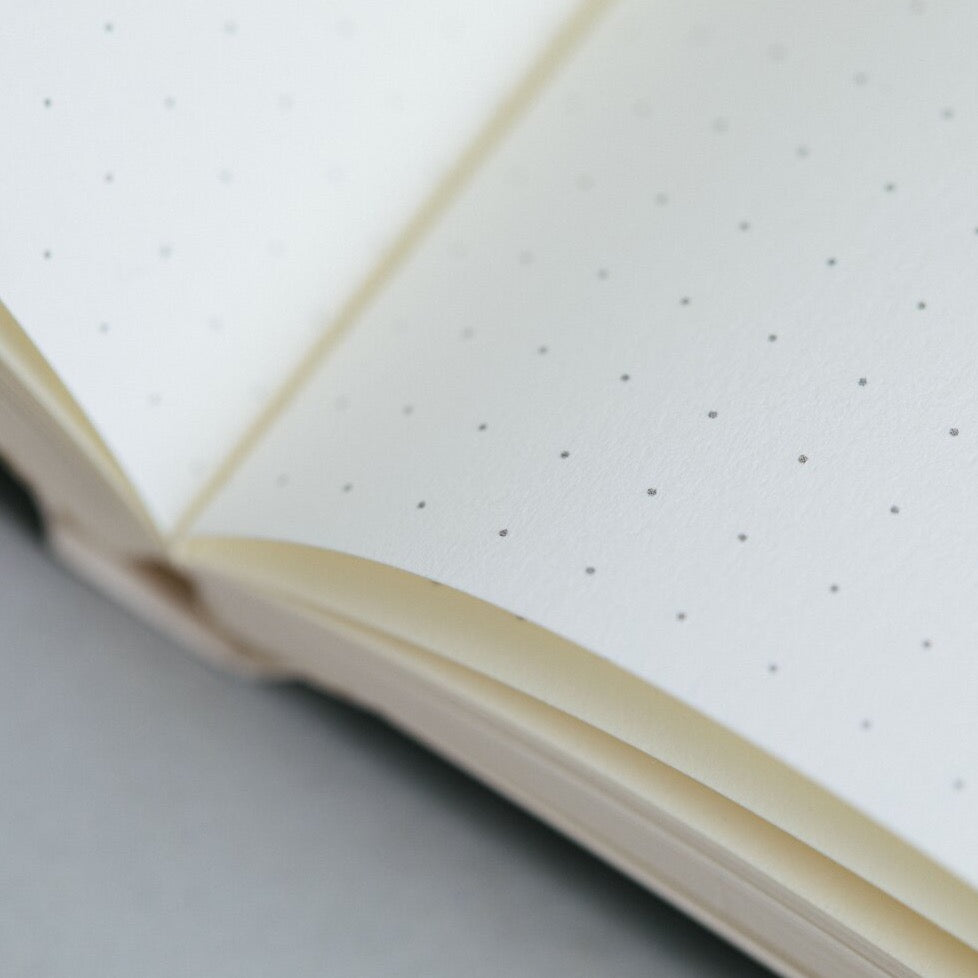 Pocket Layflat Notebook - Blue Blocks / Dot Grid