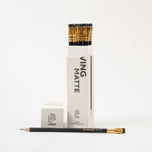 Blackwing Pencil - Matte Black - Set of 12