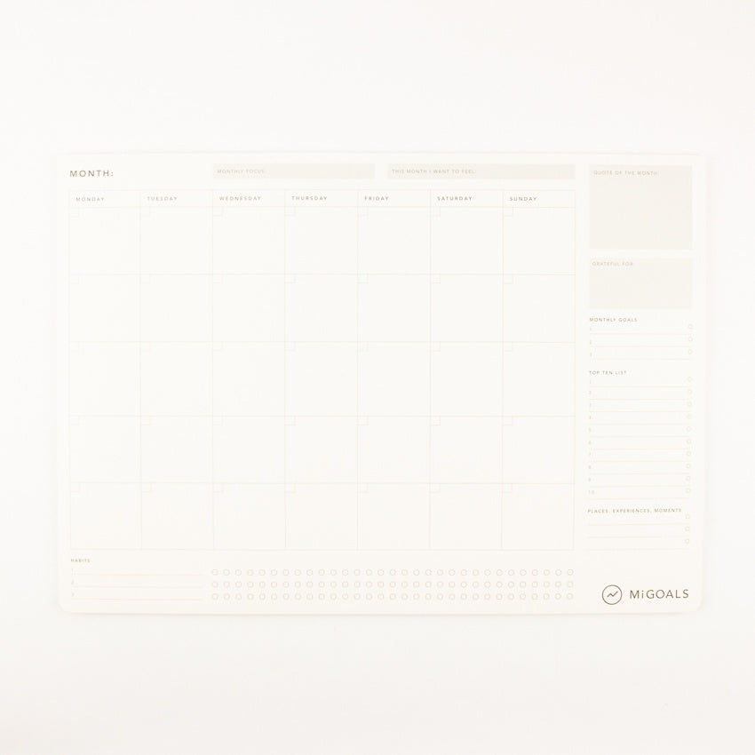 Monthly Desk Pad
