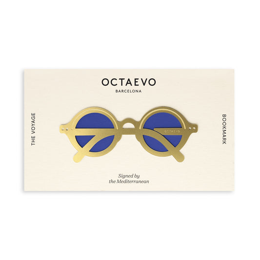 The Voyage Bookmark - Brass