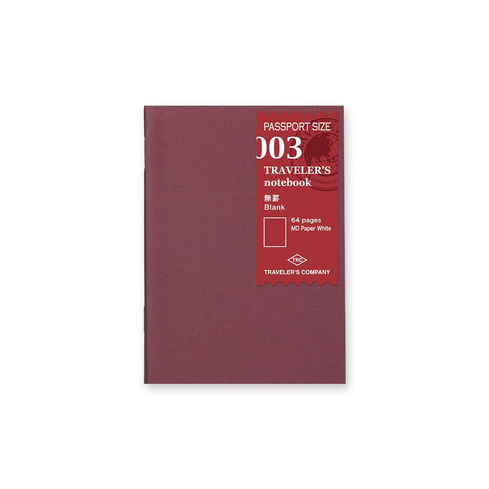 Passport Notebook Refill - Plain
