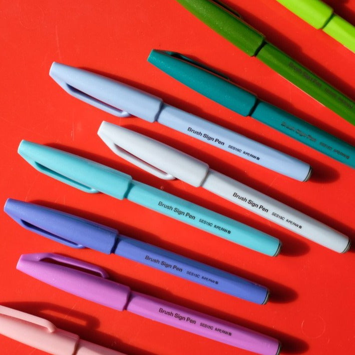 brush sign colours