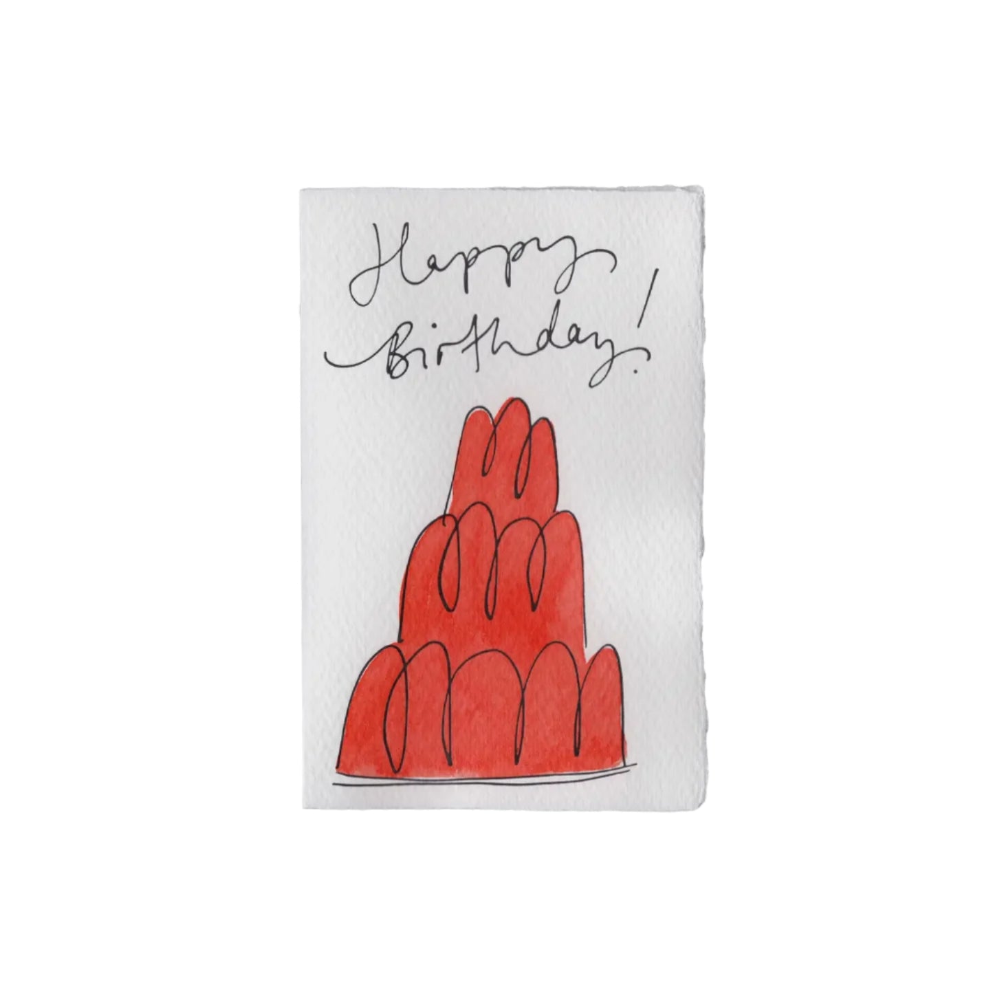 Happy Birthday Orange Jelly Card