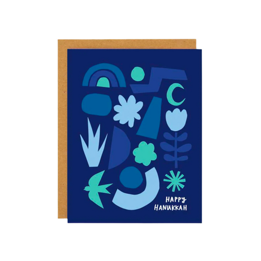 Abstract Hanukkah Card