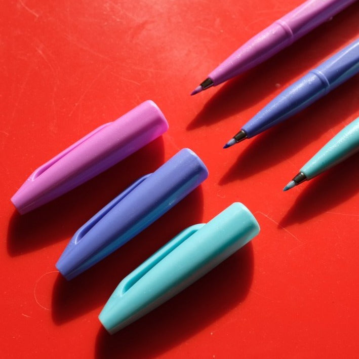 Brush Sign Pen - Set of 10 Pastel